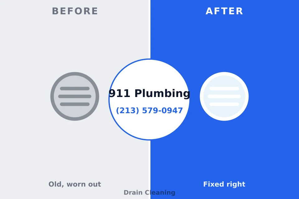 Before and after: plumbing repair Fruitland, NC
